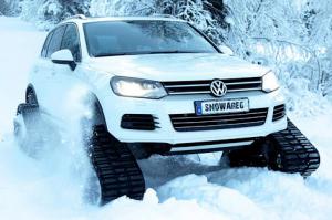 Гусеничный вседорожник Volkswagen Touareg Snowareg